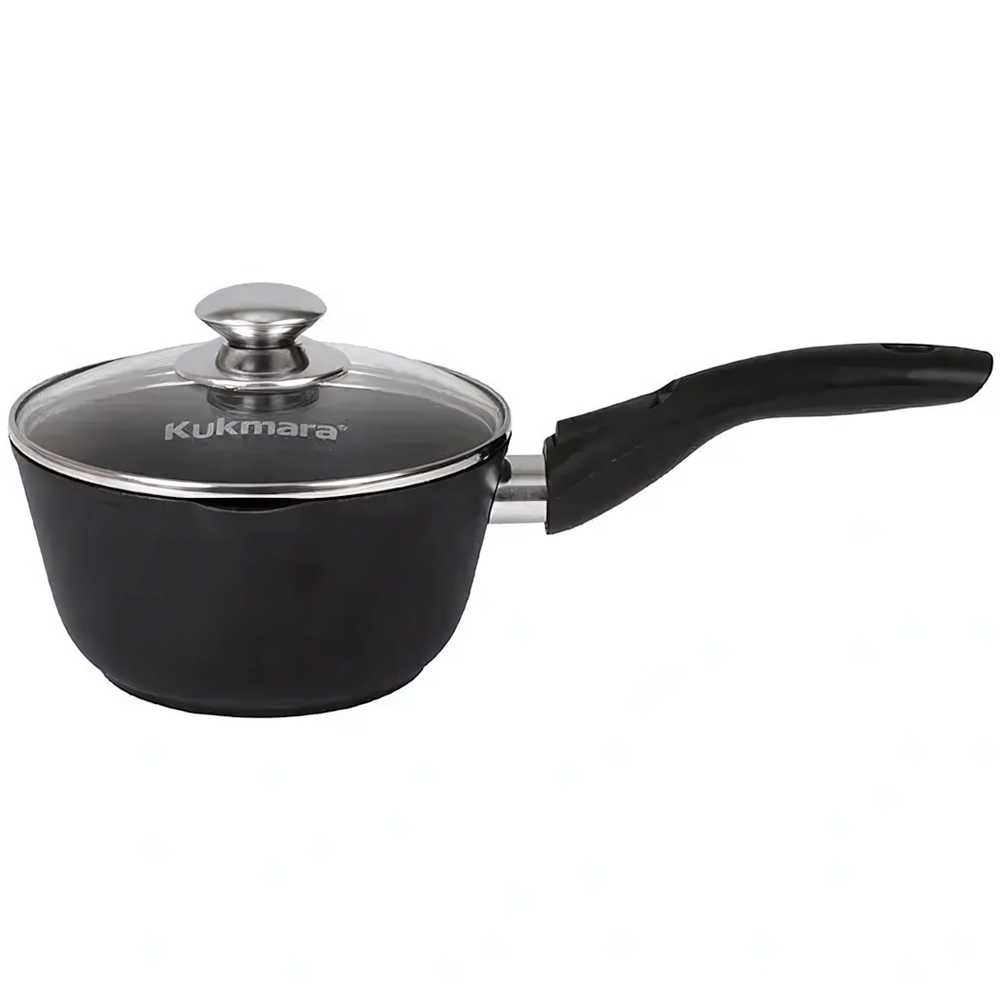 Ковш 1,5л с носиком со съемной ручкой,со стекл. крышкой, АП линия «Granit Ultra» (blue)