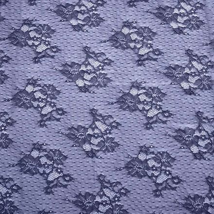 Кружевное полотно, 62 гр/м2, 150 см, т.синий