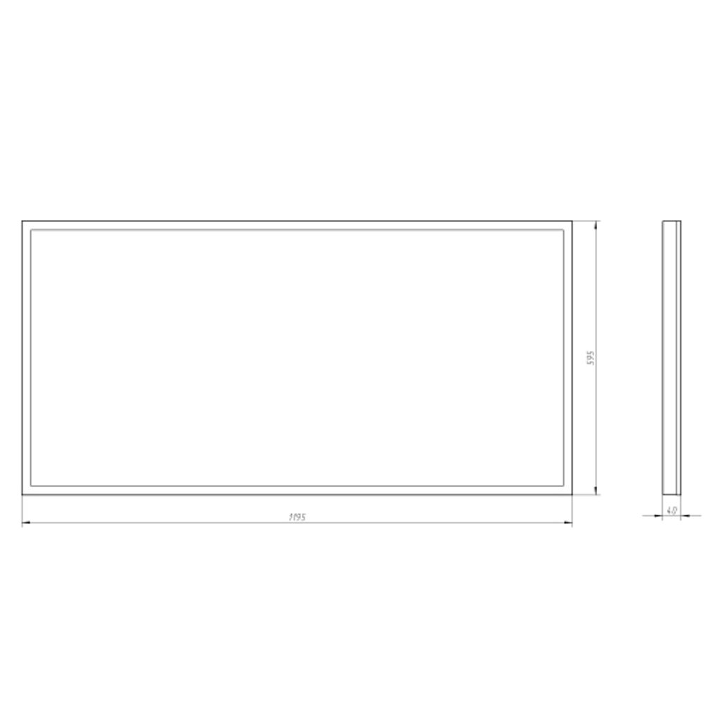 Светильник светодиодный ЭРА SPO-960-3-40K-062 62Вт 4000К 6720Лм 1195x595x40 матовый | Офисные Светильники Россия