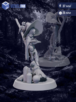 Ведьма Юная ученица миниатюры для настольных игр РНИ, ДнД