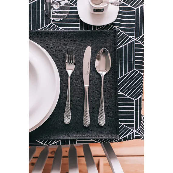 Набор ножей столовых «Юлия Высоцкая», h=22 см, 6 шт, цвет серебряный