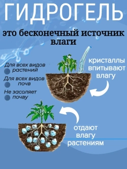 Гидрогель для растений 500 грамм