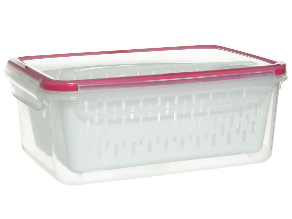 Контейнер с сеткой 2,4л Экстра Лок BRIGHT