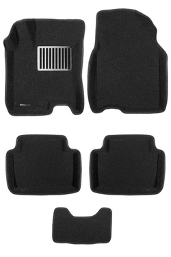 Коврики салона для NISSAN Qashqai (2007-2013) Euromat 3D Lux черные. Арт. EM3D-003714