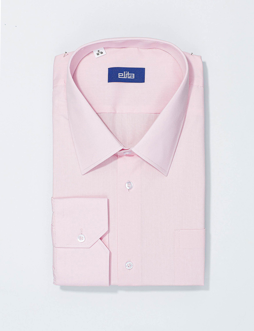 Сорочка мужская ELITA длинный рукав, цвет светло-розовый 68412 07