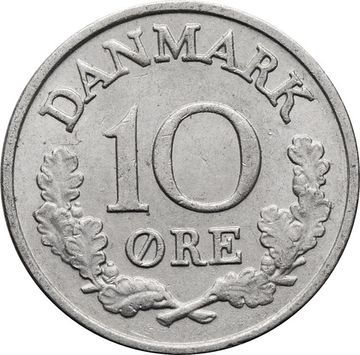 10 эре 1960-1972 Дания