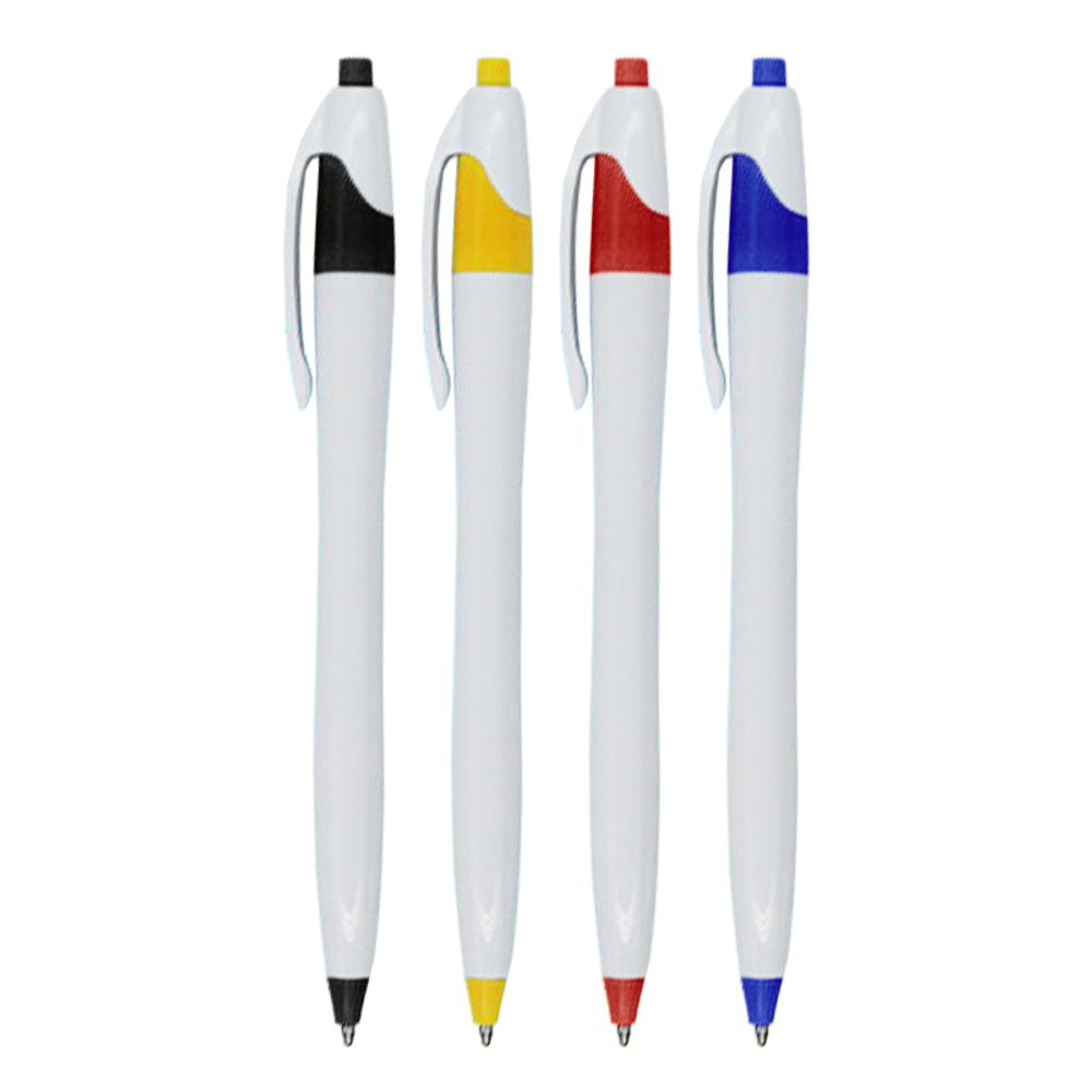 Ручка шариковая, автоматическая, Basir, синие чернила, 4 цвета корпуса, 60 шт