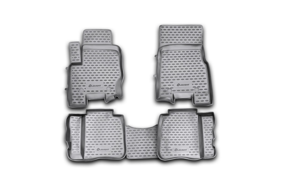 Коврики Standard, в салон ТАГАЗ Tager 06/2008- , 4 шт. (полиуретан, чёрные) Element.NLC.77.01.210