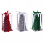 Свеча новогодняя «Ёлочка» 10 см, микс цветов