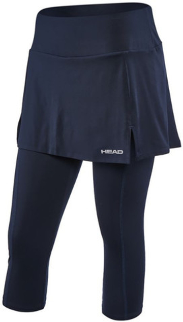 Теннисная юбка Head Club 3/4 Tights Skort - небесный