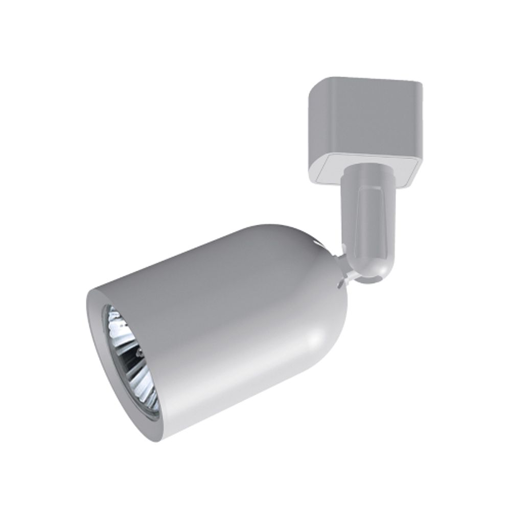 Трековый светильник однофазный ЭРА TR41-GU10 WH под лампу MR16 белый | Однофазные светильники под лампу