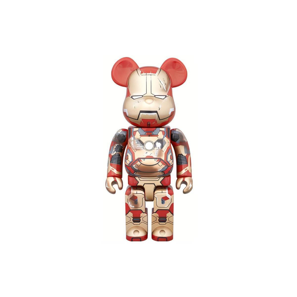 Дизайнерские игрушки BE@RBRICK IRON MAN MARK XLII42 DAMAGE 42, MARK42DMG400