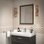 Плитка облицовочная Kerama Marazzi Орсони серая светлая рельеф 300x200x8,6 мм (20 шт.=1,2 кв.м)