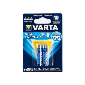 БАТАРЕЙКИ VARTA HIGH ENERGY MICRO 1.5V LR03 AAA 2 ШТ