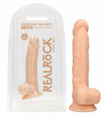 Фаллоимитатор Silicone Dildo With Balls 17,8 телесный
