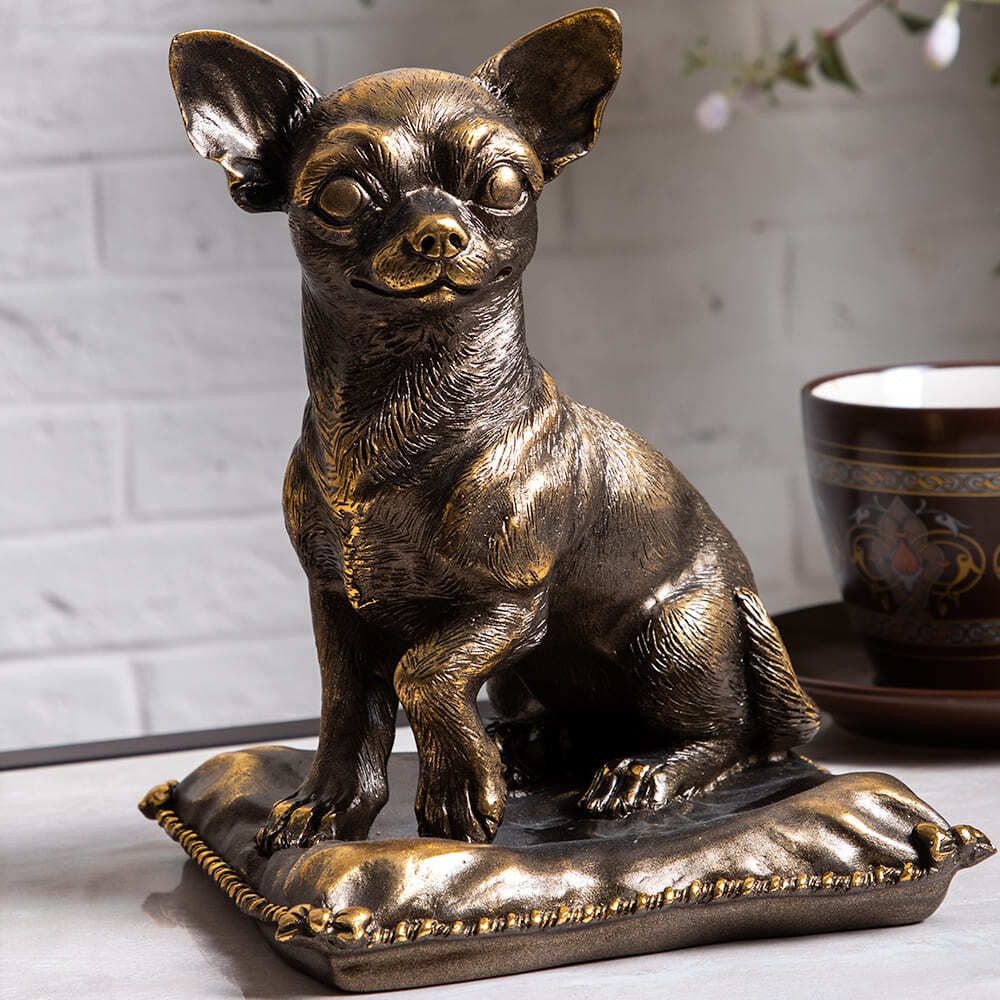 Статуэтка Собака Молли Бронза