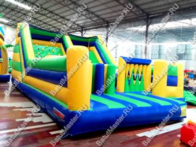 Надувная полоса препятствий "Веселые старты 2" 9*5,5*3,5