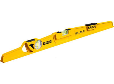 STAYER HARD, 600 мм, с зеркальным глазком, литой уровень, Professional (3483-060)