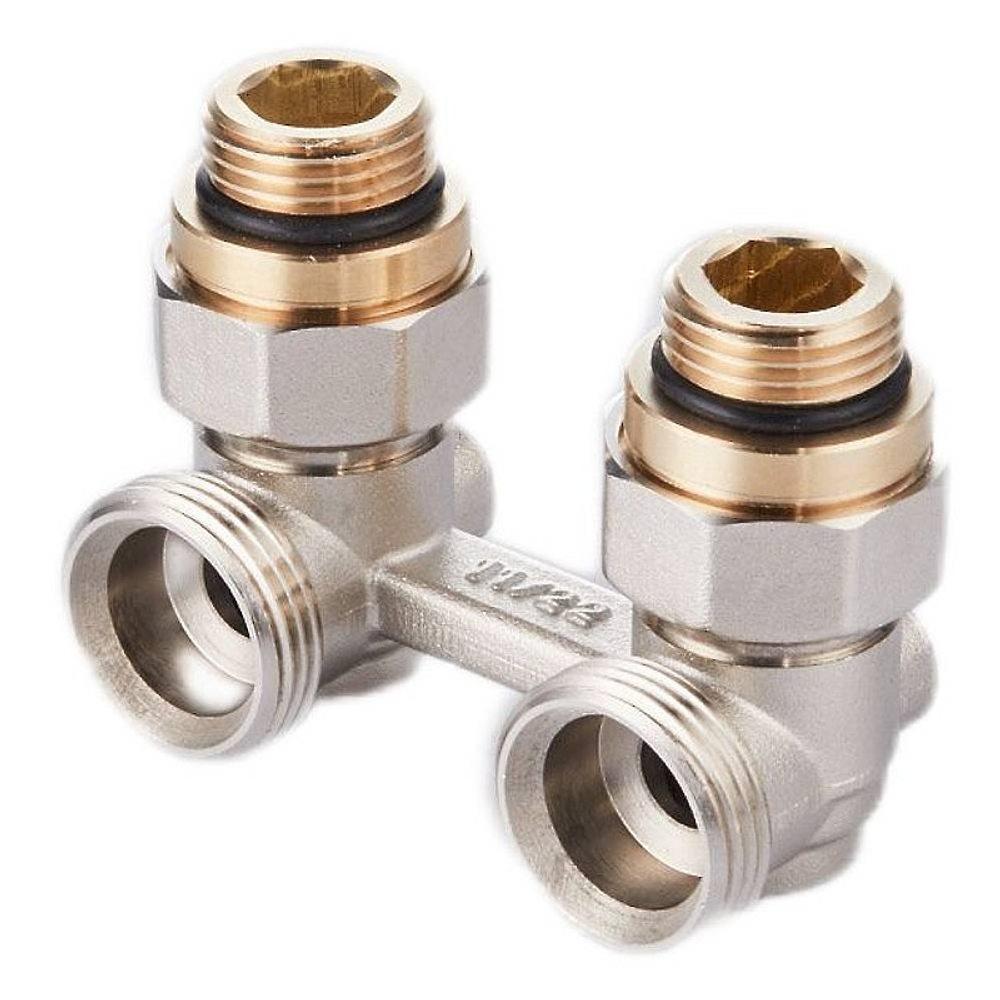 Узел нижнего подключения Royal Thermo угловой 1/2";х3/4"EK