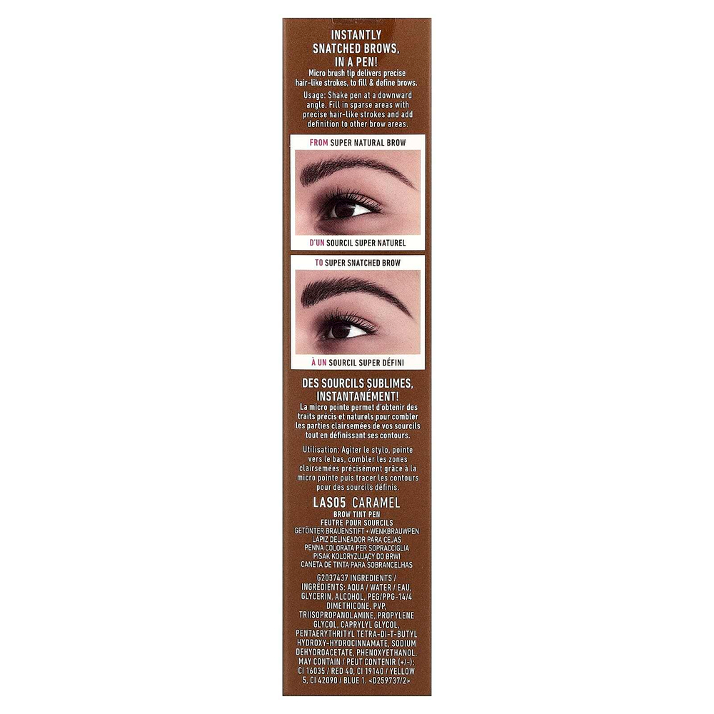 NYX Professional Makeup, Поднимите и бросьте! краска для бровей, оттенок карамель, 1 мл (0,03 жидк. унции)