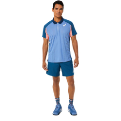 Мужское теннисное поло ASICS Match Polo Men - Blue