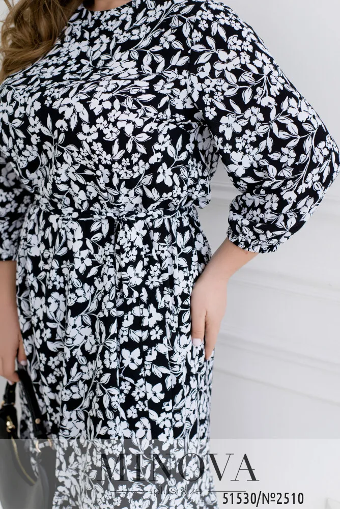 Платье 2510-черный Minova