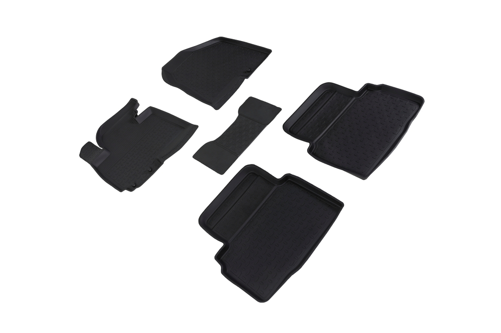 Резиновые коврики с высоким бортом для Hyundai ix35 2010-2015, Seintex.71745