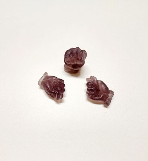 Набор сувенирного мыла черное "Фиг", 3штуки