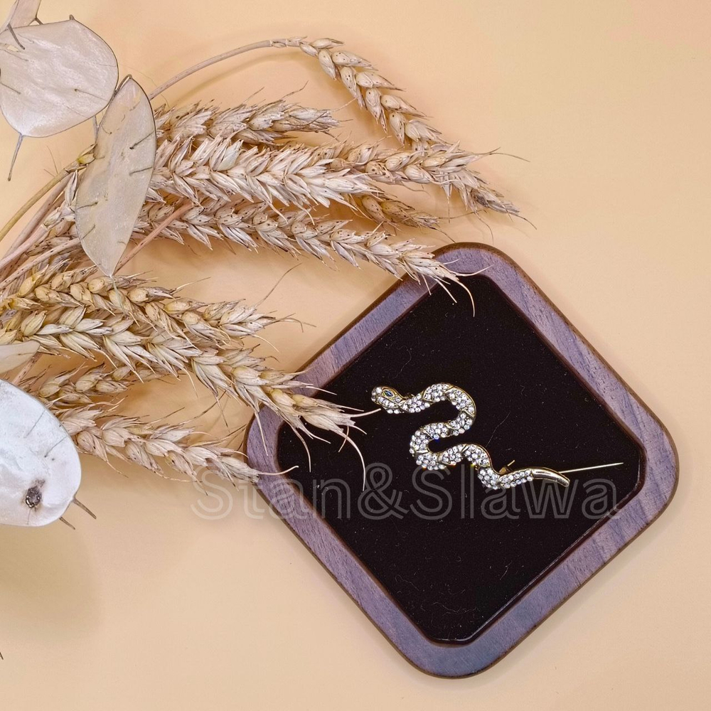 Брошь"Змея"