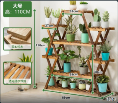 Полка для цветов дерев. 110*89*28