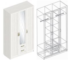 Детская "Александрия" №1 (бодега светлая), ЛДСП/МДФ, Велес