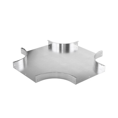 Ответвитель Х-образный 50х150, 0,8 мм, INOX304 в комплекте с крепежными элементами и соединительными пластинами, необходимыми длямонтажа