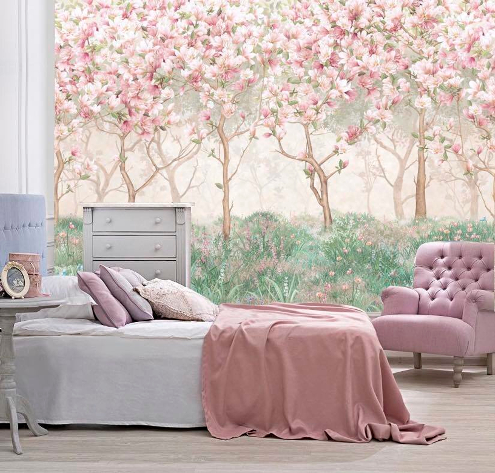 Дизайнерские обои-панно. Коллекция: Garden, Арт.: СК-010-02. Размер: 260 х 370 см.