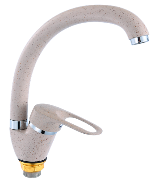 59030-A Смеситель для кухни (БЕЖ.) HANSEN  (10/1шт)