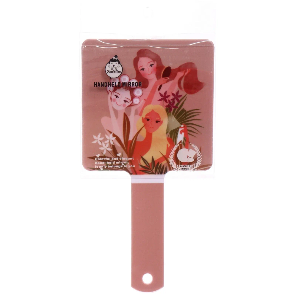 Зеркало косметическое «ИМАНИ - ЛАНТА», микс 4 дизайна, 23,4*12см (PVC подвес)