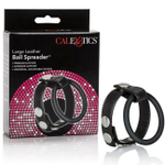 Эрекционное кольцо на член и мошонку BALL SPREADER (Цвет: черный)