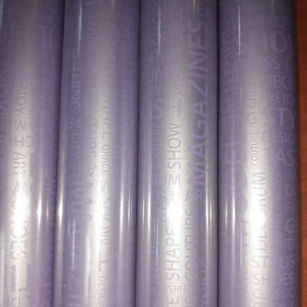 Пленка 3D МЕТАЛЛ Буквы СЕРЕБРО/СИРЕНЕВЫЙ 70см*10м