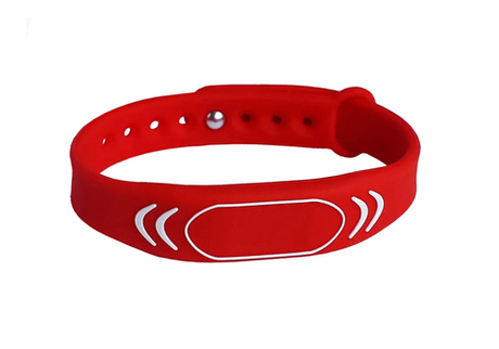 RFID браслет доступа EM-Marine “SPORT” КРАСНЫЙ, с застежкой