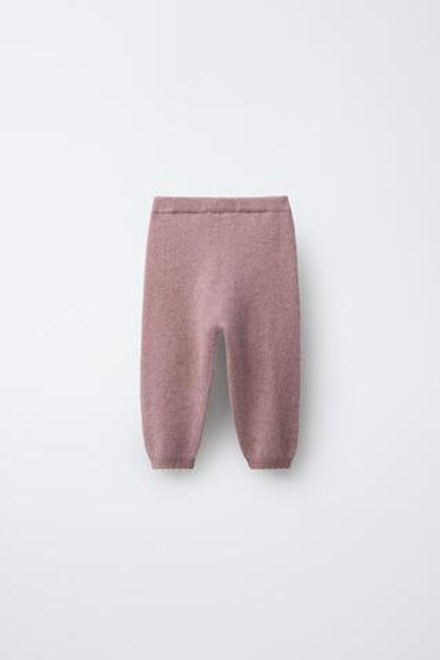 ZARA БРЮКИ BAGGY ИЗ 100% КАШЕМИРАБРЮКИ BAGGY ИЗ 100% КАШЕМИРА, СВЕТЛО-РОЗОВЫЙ