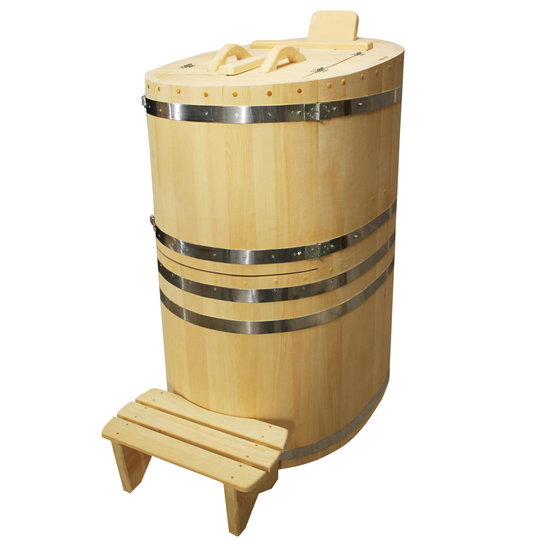 Комплект "БИЗНЕС ПРЕМИУМ" (кедровая бочка с парогенератором)