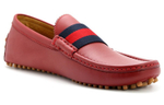 GUCCI Gommino Loafers Men"s Low top Pink
