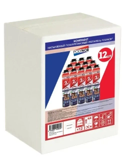 Комплект Напыляемый утеплитель Polynor, 12 штук. (Полинор Бокс)