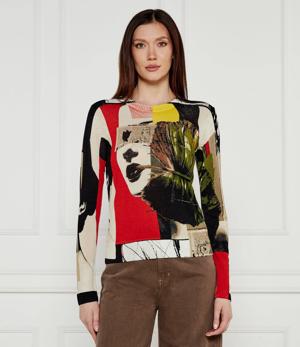 Свитер COLLAGE_LACROIX Desigual - разноцветная(25SWJF27)