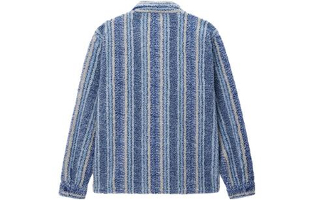 Куртки Stussy FW 23 Stripe Sherpa Shirt, 1110197