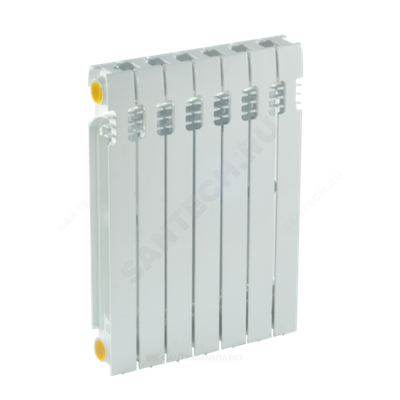 Радиатор чугунный 500 7 секций RAL 9016 (Белый) Qну=868 Вт Ogint