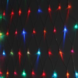 ENIS-01R ЭРА Гирлянда LED Сеть 1,8 м*1,5 м RGB, 220V, IP20