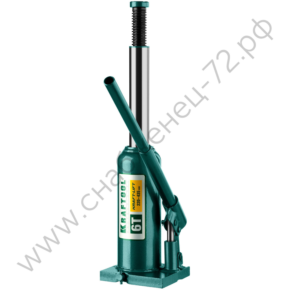 KRAFTOOL KRAFT-LIFT, 6 т, 216 - 413 мм, бутылочный гидравлический домкрат (43462-6)