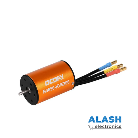 OCDAY 1/10 B3650 5200KV 4P Бессенсорный бесщеточный двигатель с ЧПУ для