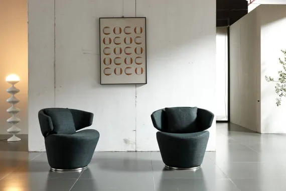 Крутящееся кресло Remy темно-серое