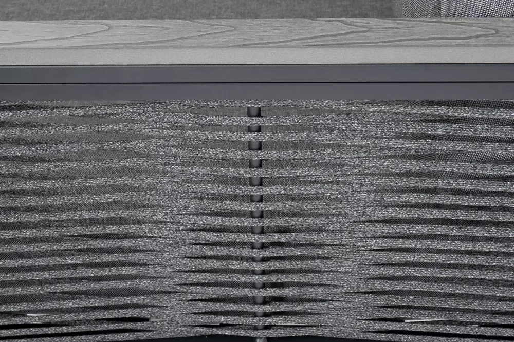 "Париж" модуль диванный левый, двухместный, цвет серый